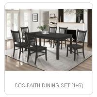 COS-FAITH DINING SET (1+6)